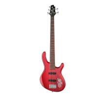 Cort Action Bass V Plus TR бас-гитара 5 струн, цвет Transparent Red