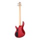 Cort Action Bass V Plus TR бас-гитара 5 струн, цвет Transparent Red