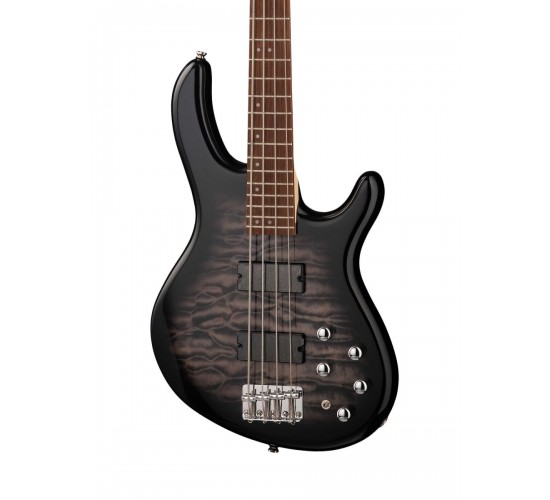 Cort Action DLX Plus FGB Бас-гитара, цвет серый санбёрст