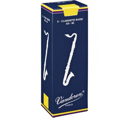 Vandoren CR123 BASS Трости для БАС-кларнета традиционные №3