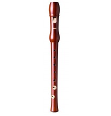 Hohner B9550 Блокфлейта До-сопрано, темно-лакированное грушевое дерево, 2 части, барочная.