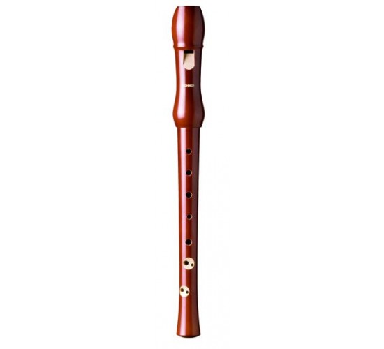 Hohner B9550 Блокфлейта До-сопрано, темно-лакированное грушевое дерево, 2 части, барочная.