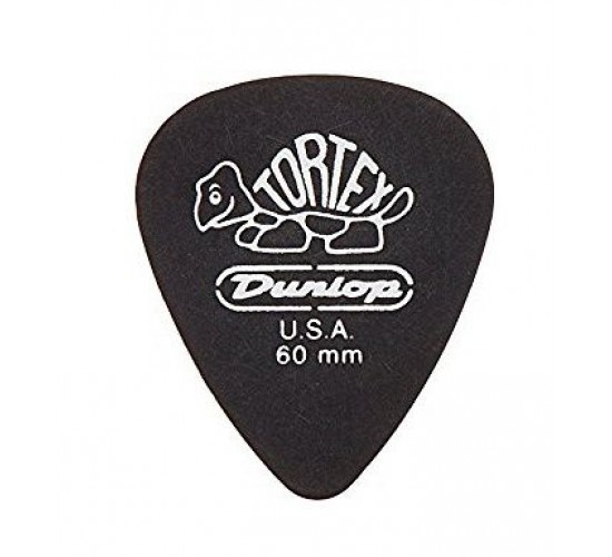 Dunlop Tortex Pitch Black Standard медиатор, толщина 0,60мм
