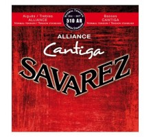 Savarez 510AR Alliance Cantiga Red standard tension струны для классической гитары, нейлон