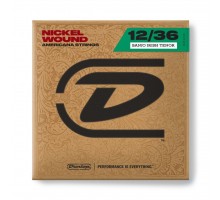 Dunlop DJN1236 Комплект струн для банджо тенор, никель, 12-36