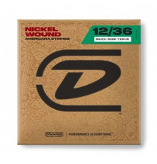 Dunlop DJN1236 Комплект струн для банджо тенор, никель, 12-36