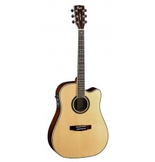 Cort MR740FX NAT электроакустическая гитара, цельный массив, цвет натуральный лак