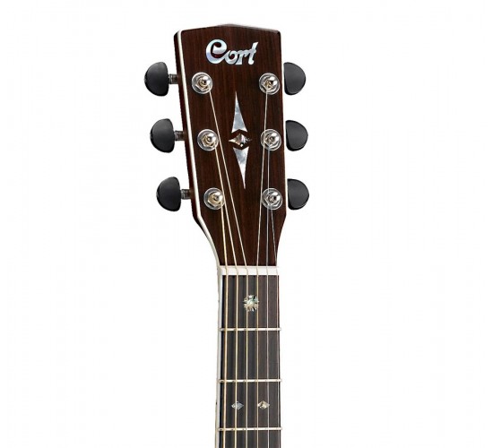 Cort MR740FX NAT электроакустическая гитара, цельный массив, цвет натуральный лак