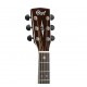 Cort MR740FX NAT электроакустическая гитара, цельный массив, цвет натуральный лак