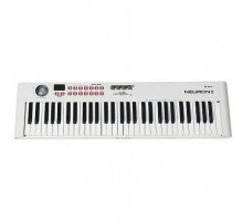 Icon Neuron 6 White MIDI-клавиатура USB фортепианного типа, 61 клавиша, джойстик, фейдер, 14 кнопок с MIDI функциями, 20 ячеек памяти, питание USB 2.0. Цвет белый