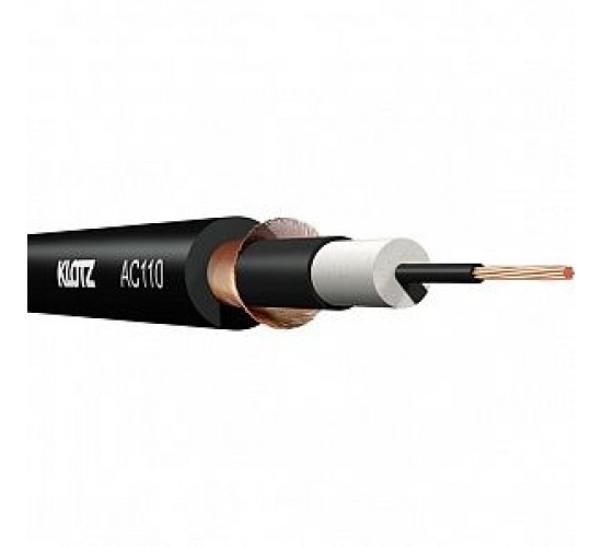 Klotz AC110SW Кабель инструментальный 0,22мм2, Hi-Fi черный