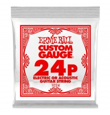 Ernie Ball 1024 струна для электро и акустических гитар. Сталь, калибр .024