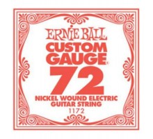 Ernie Ball 1172 струна для электро и акустических гитар. Сталь, калибр .072