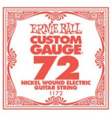 Ernie Ball 1172 струна для электро и акустических гитар. Сталь, калибр .072
