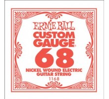 Ernie Ball 1168 струна для электро гитар. Никель. калибр .068