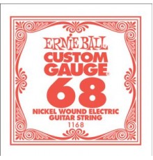 Ernie Ball 1168 струна для электро гитар. Никель. калибр .068