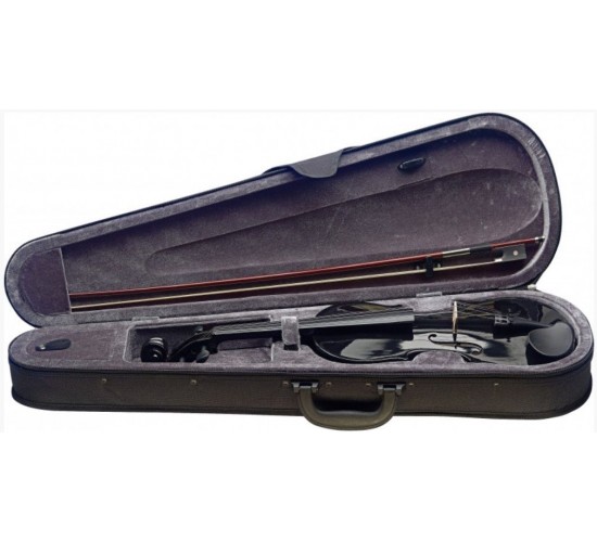 Stagg VN-4/4-TBK скрипка 4/4, цвет черный с футляром