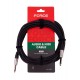 Force FGC-20/6 шнур гитарный Jack1/4«(M) -Jack1/4»(M), 6 метров