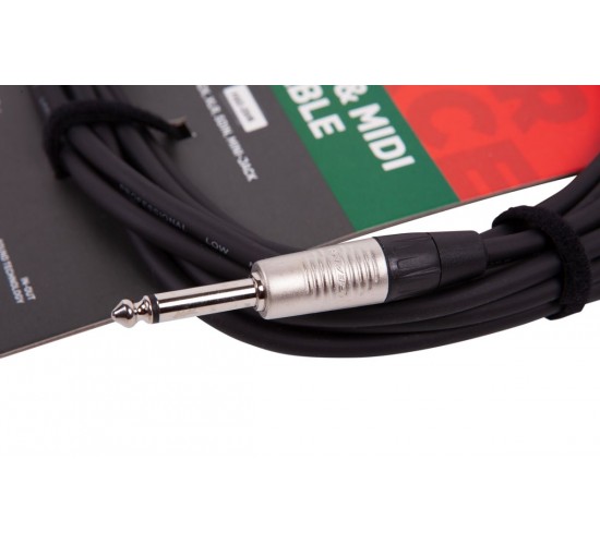Force FGC-20/6 шнур гитарный Jack1/4«(M) -Jack1/4»(M), 6 метров
