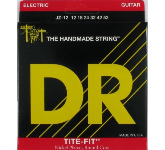 DR JZ-12 Tite-Fit струны для электрических гитар 12-52 Jazz