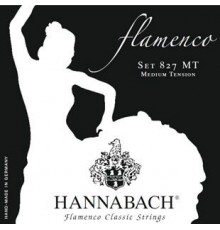 Hannabach 827MT Black FLAMENCO Комплект струн для классической гитары желтый нейлон/посеребренные