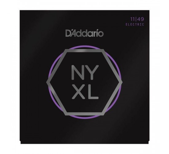 D'Addario NYXL1149 Комплект струн для электрогитары, никелированные, Medium, 11-49