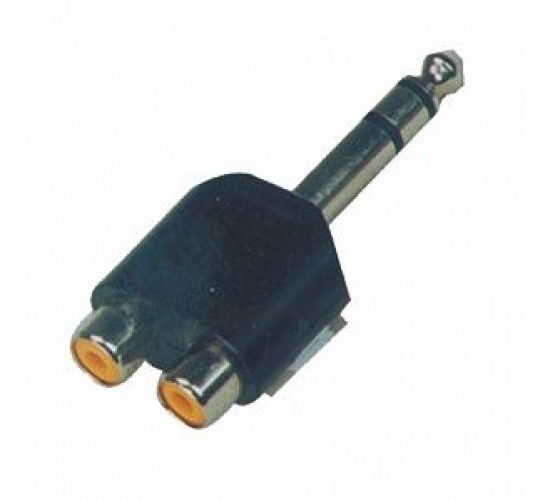 Soundking CC311 Переходник (разъем переходной) 2xRCA female – 6.3мм male