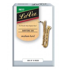 Rico RLC10MH La Voz Rico Medium-Hard Трости для саксофона баритон, средне-жесткие, (упак. 10шт)