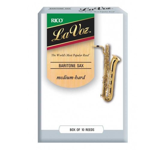 Rico RLC10MH La Voz Rico Medium-Hard Трости для саксофона баритон, средне-жесткие, (упак. 10шт)