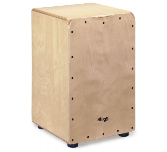 Stagg CAJ-50M N деревянный кахон среднего размера, цвет - натуральный.