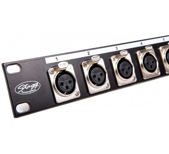 Stagg DP12XFH распределительная панель на 12 XLR («мама») входов