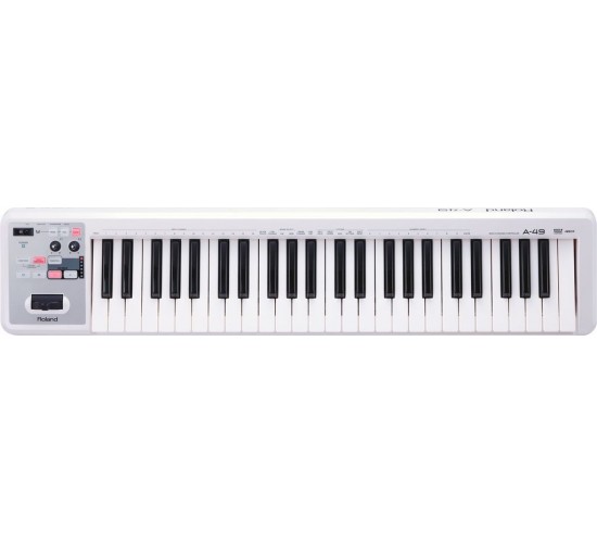 Roland A-49-WH USB MIDI клавиатура, 49 клавиш
