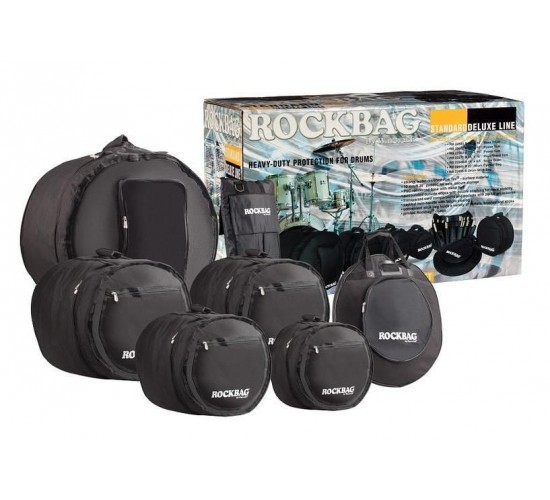 Rockbag RB22911B комплект чехлов для барабанов Deluxe Standard, 22/12/13/16/14/22, подкл. 10м