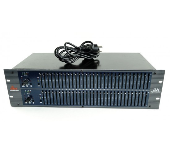 DBX 1231 рэковый графический эквалайзер США USED
