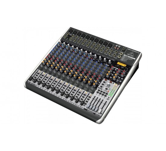 Behringer QX2442USB микшер, 16 каналов, USB/Audio интерфейс, DSP, 8 каналов компрессоров,4 группы