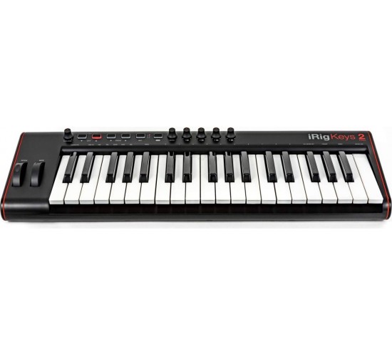 IK Multimedia iRig Keys 2 Pro USB MIDI-клавиатура для Mac/PC и iOS/Android, 37 клавиш
