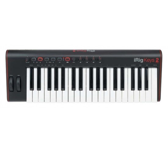 IK Multimedia iRig Keys 2 Pro USB MIDI-клавиатура для Mac/PC и iOS/Android, 37 клавиш