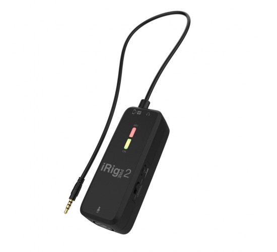 IK Multimedia iRig Pre 2 микрофонный интерфейс XLR и предусилитель для iOS, Android и цифровых фото