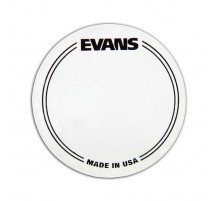 Evans EQPC1 Наклейка нейлоновая на рабочий пластик бас барабана, прозрачная, одиночная педаль, кругл