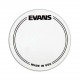 Evans EQPC1 Наклейка нейлоновая на рабочий пластик бас барабана, прозрачная, одиночная педаль, кругл