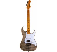 JET JS-450 TBK электрогитара, Stratocaster, HSS, tremolo, цвет transparent black