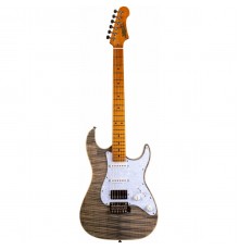 JET JS-450 TBK электрогитара, Stratocaster, HSS, tremolo, цвет transparent black