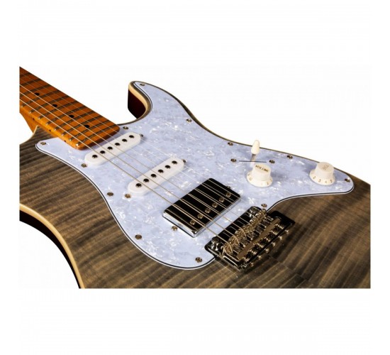 JET JS-450 TBK электрогитара, Stratocaster, HSS, tremolo, цвет transparent black