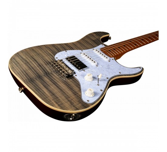 JET JS-450 TBK электрогитара, Stratocaster, HSS, tremolo, цвет transparent black