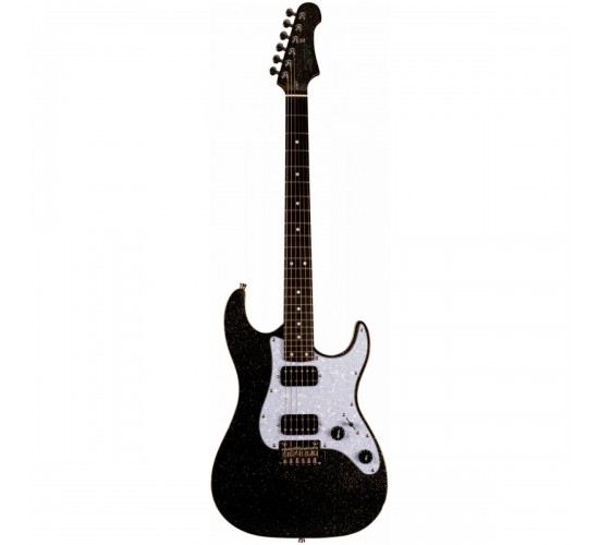 JET JS-500 BLS электрогитара, Stratocaster, HH, tremolo, цвет black sparkle