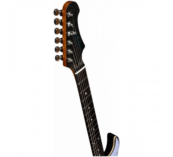 JET JS-500 BLS электрогитара, Stratocaster, HH, tremolo, цвет black sparkle