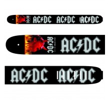Perri's P35ACDC-1030 кожаный ремень 3,5" для гитары AC/DC