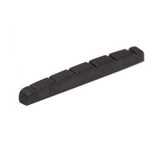 Graphtech PT-5042-00 BLACK TUSQ XL верхний порожек с прорезями, strat, 42 мм, плоский низ