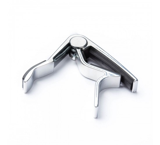 Dunlop 83CN Trigger Каподастр для акустической гитары, никель, для неплоского грифа