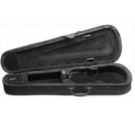 Stagg EVN X-4/4 MBK Электроскрипка 4/4 Цельный клен, лакированный корпус, цвет черный металлик.